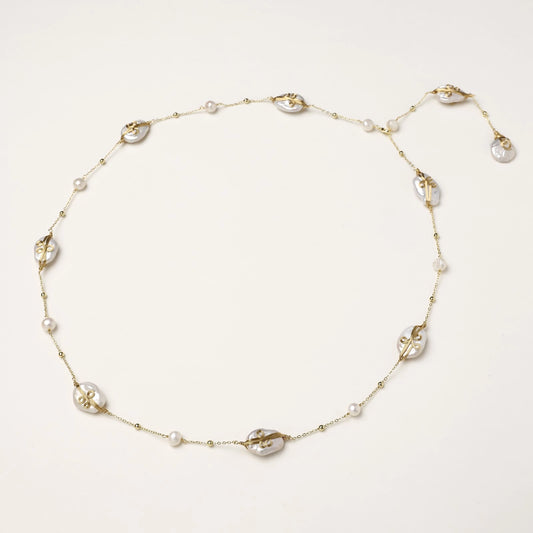 Baroque Pearl Garden Necklace