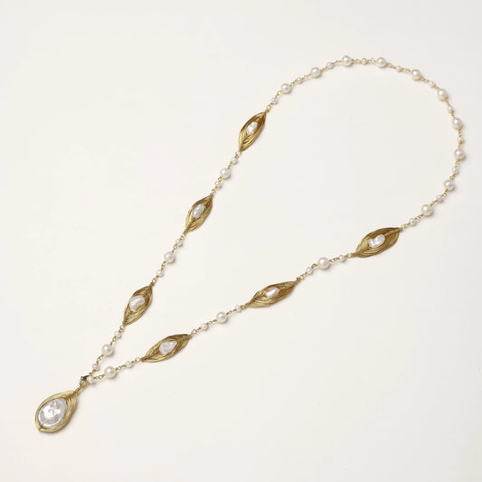 Baroque Pearl Garden Necklace