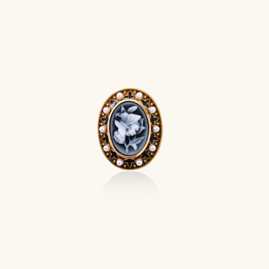 Victorian Rose Cameo Ring
