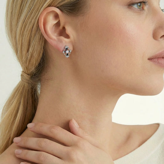 Celestial Cross Studs