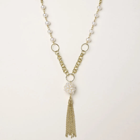 Pearl Tassel Dreams Necklace