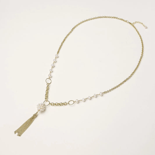 Pearl Tassel Dreams Necklace