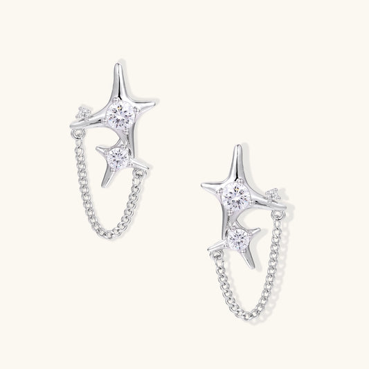 Stardust Chain Studs