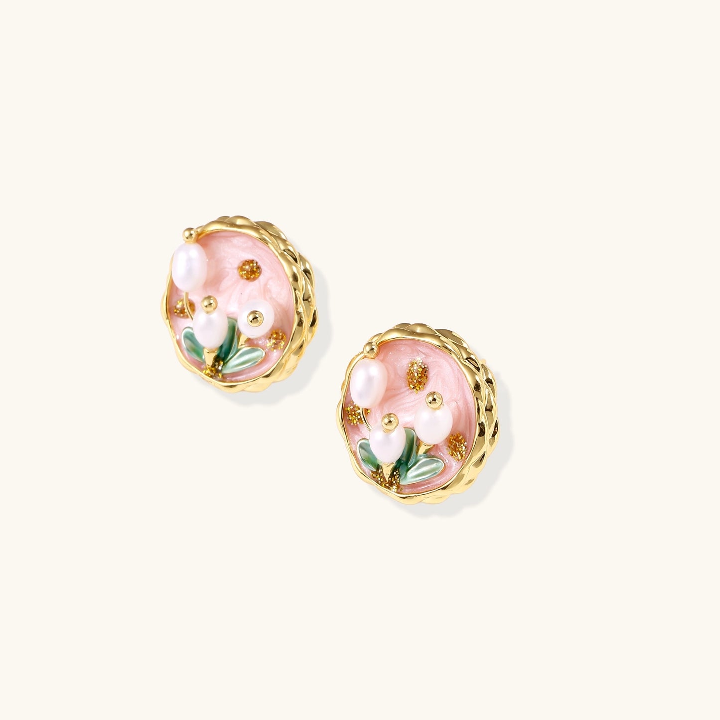 Garden Pearl Studs