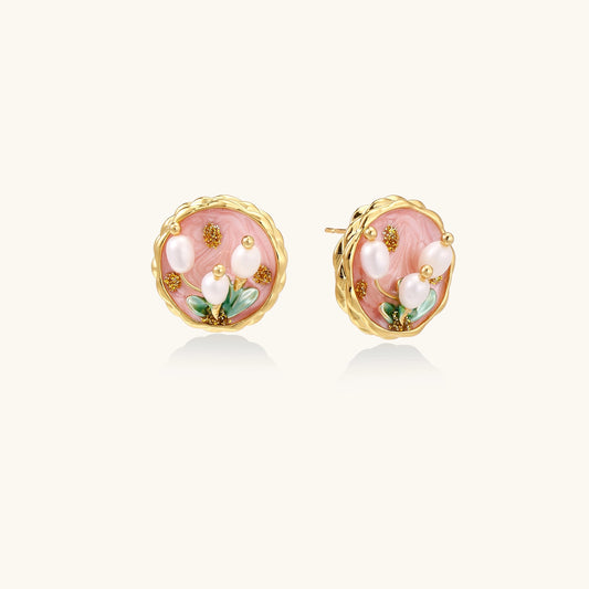 Garden Pearl Studs