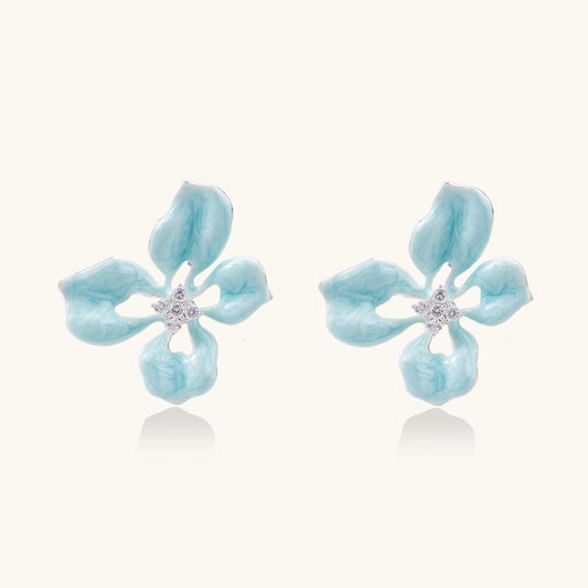 Azure Bloom Studs