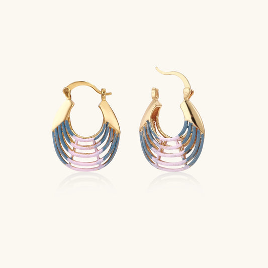 Sunrise Ripple Hoops